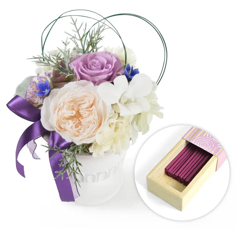 メモリアルフラワーブーケハンドメイド1対木漏れ日お花増量ボリューム  