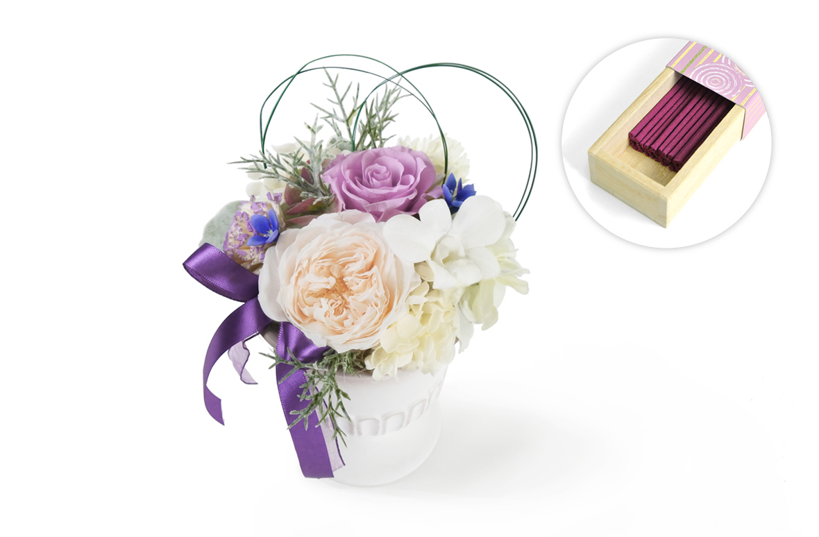 プリザーブドフラワー花材セット 花材セット グリーン No．528