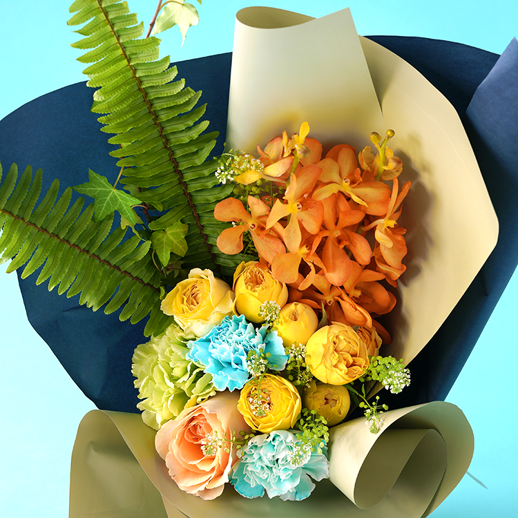 【父の日】イエローバラの花束