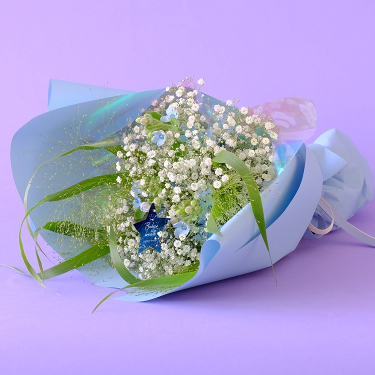 かすみそう花束　「星合い」