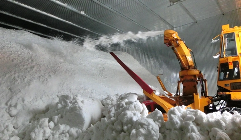 雪室の様子