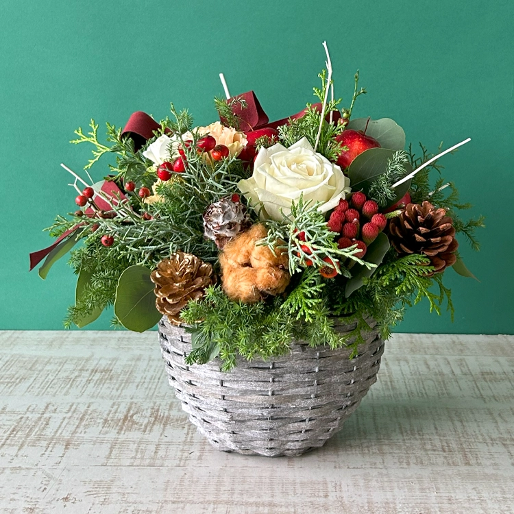 クリスマスのおまかせデザイナーアレンジメント L