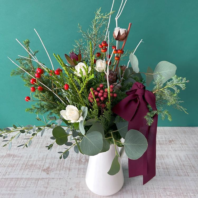 クリスマスのおまかせデザイナーブーケ L