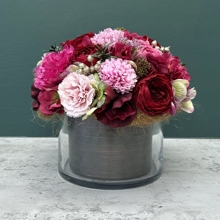 アート＆プリザーブドフラワー「クリスマスヴェール」 M