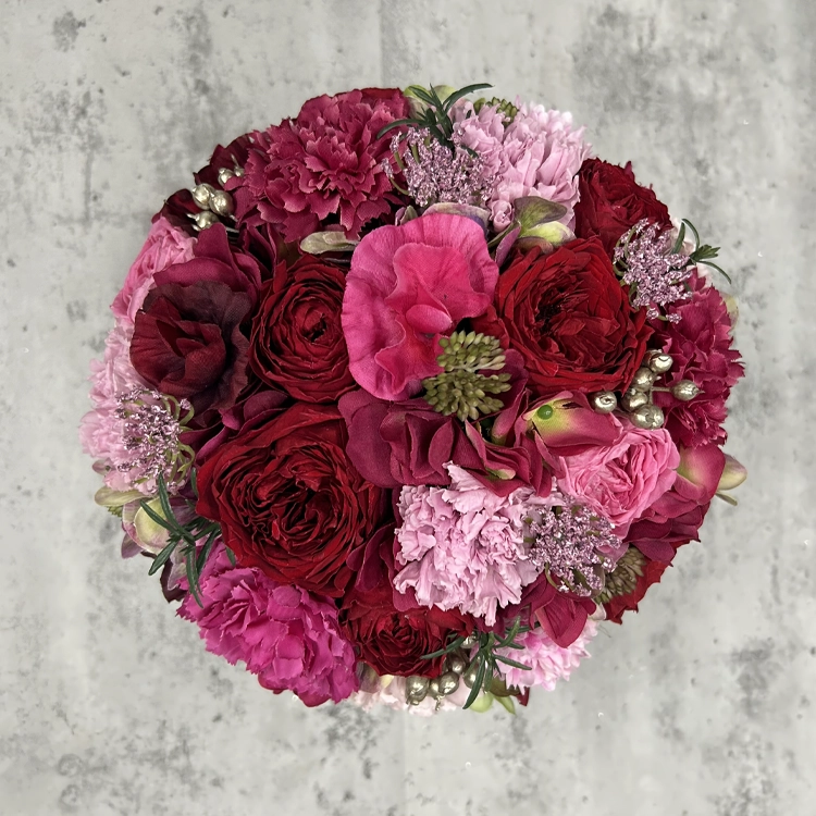 アート＆プリザーブドフラワー「クリスマスヴェール」 M