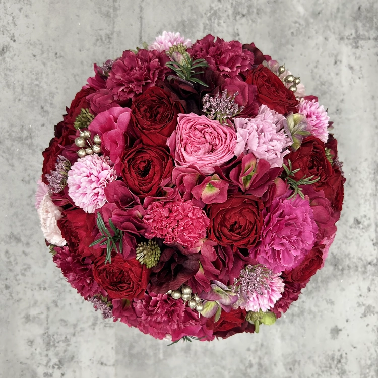 アート＆プリザーブドフラワー「クリスマスヴェール」 L