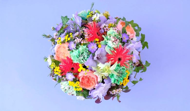 夢の花屋　トルコの色彩　俯瞰