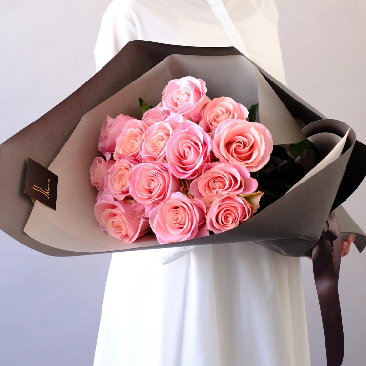 11月限定　デザイナーズセレクト　ローズブーケ　ニュアンスカラー