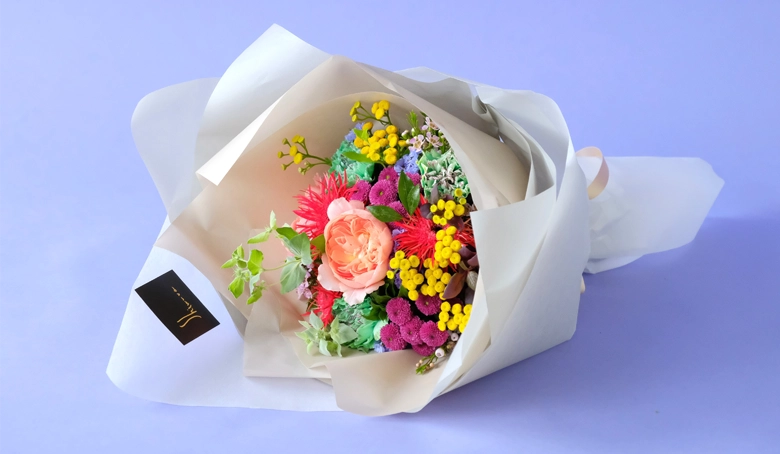 夢の花屋 トルコの色彩 ラッピング