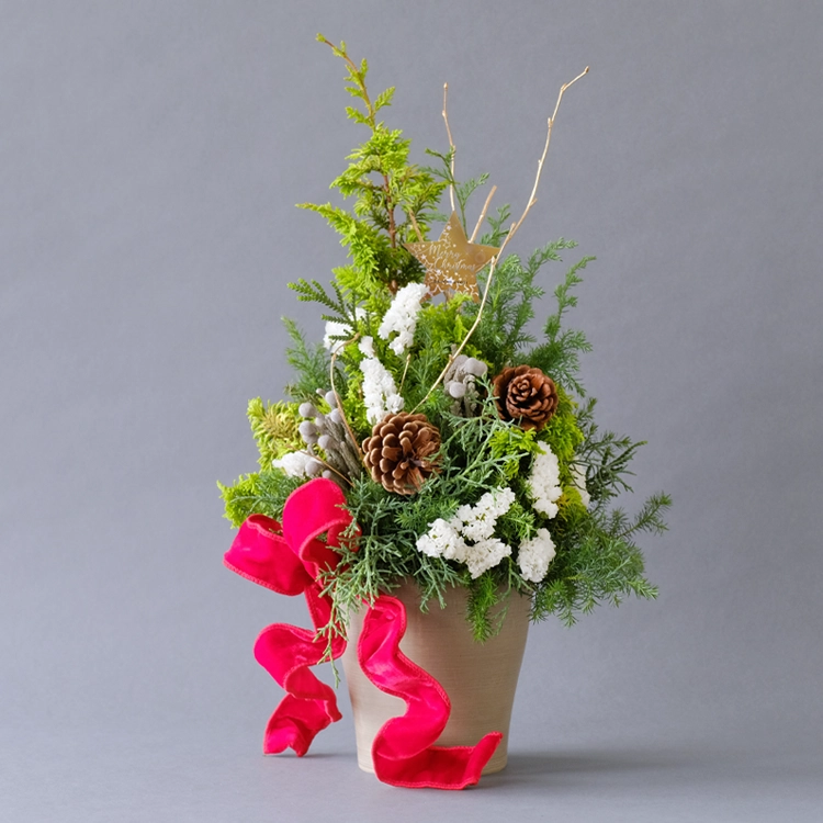 クリスマスツリータイプアレンジメント