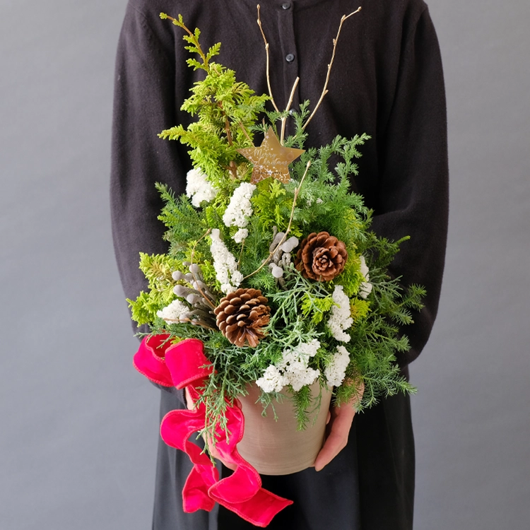 クリスマスツリータイプアレンジメント