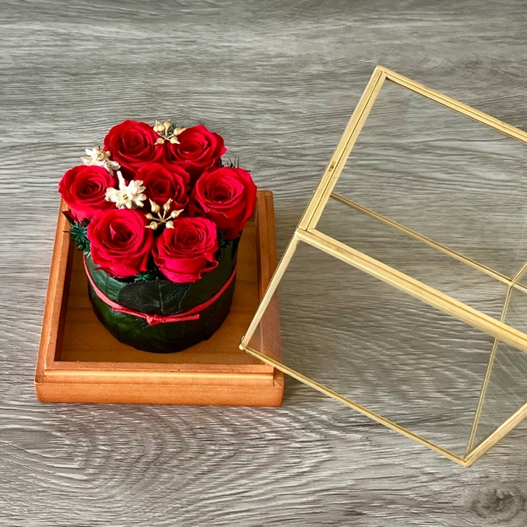 プリザーブドフラワー「クリスマスローズタルト」　M