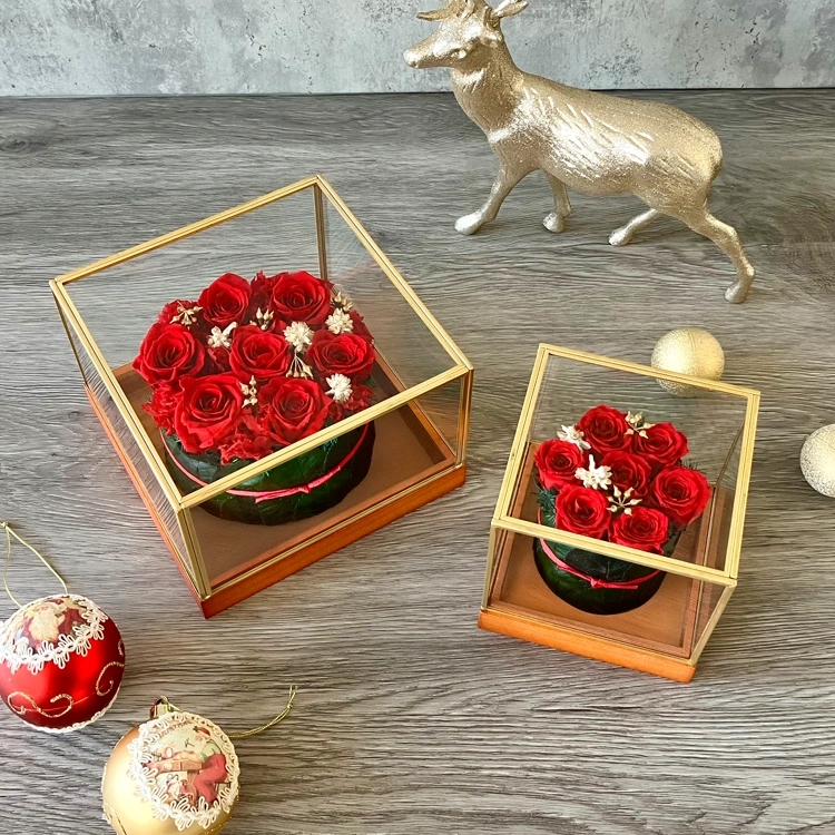 プリザーブドフラワー「クリスマスローズタルト」　M