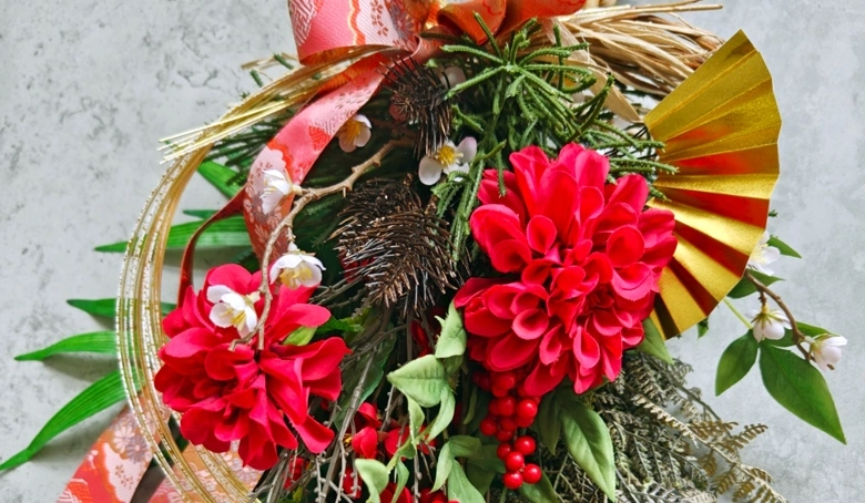 迎春しめ縄飾り