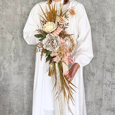 迎春しめ縄飾り　「白雅結」（はくがゆい）