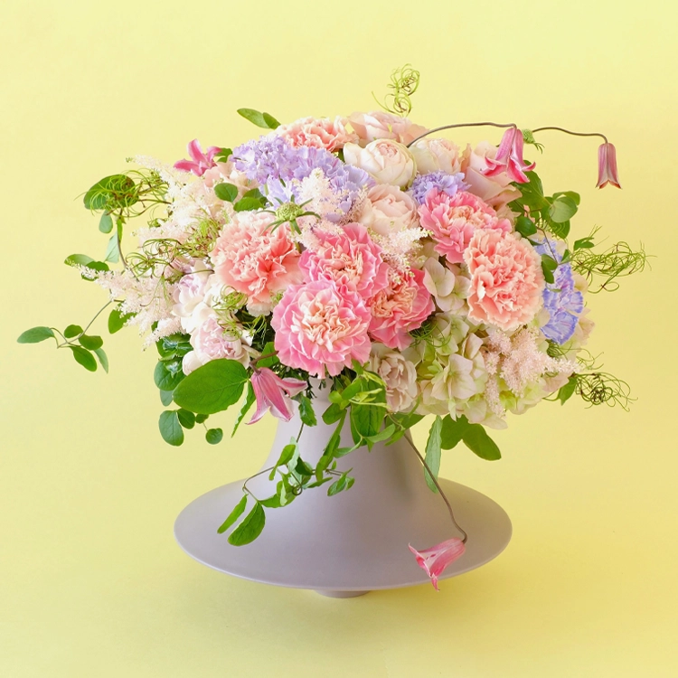母の日ギフト】【母の日限定】Noriko Shimuraブーケ「レーヴ」花器
