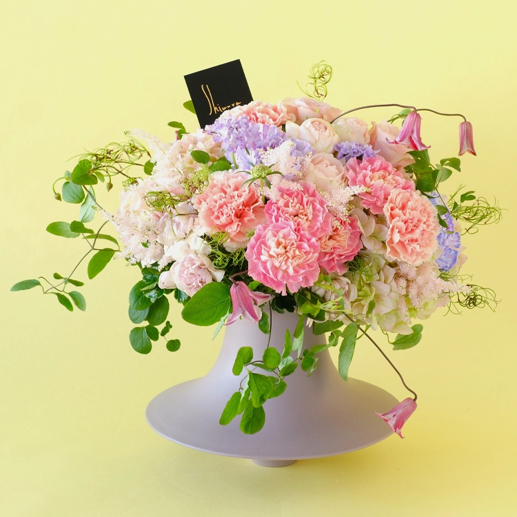 母の日ギフト】【母の日限定】Noriko Shimuraブーケ「レーヴ」花器