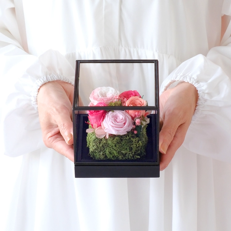 プリザーブドフラワー「ジャルダン」母の日限定 M | 花・花束を贈る