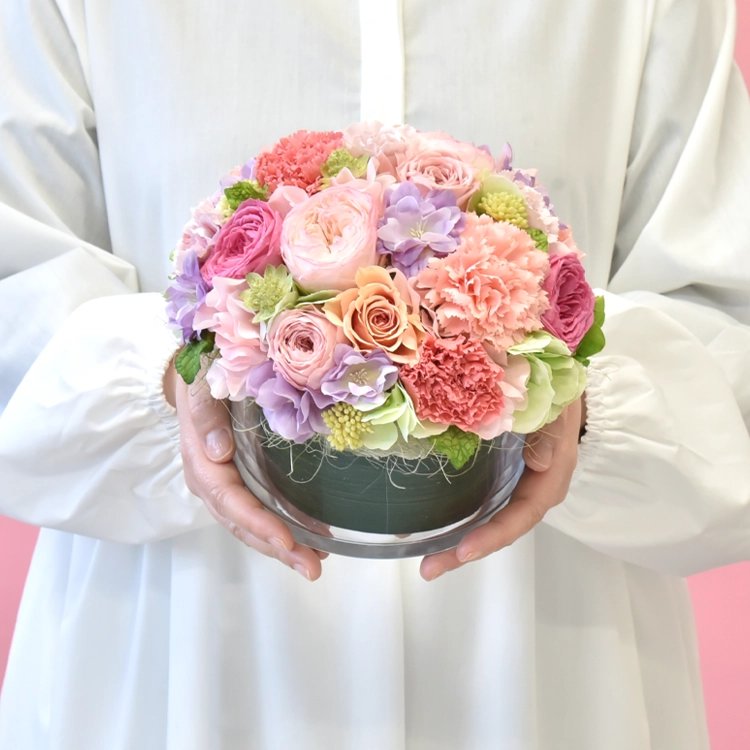 アート＆プリザーブドフラワー「ヴェール」母の日限定 M | 花・花束を