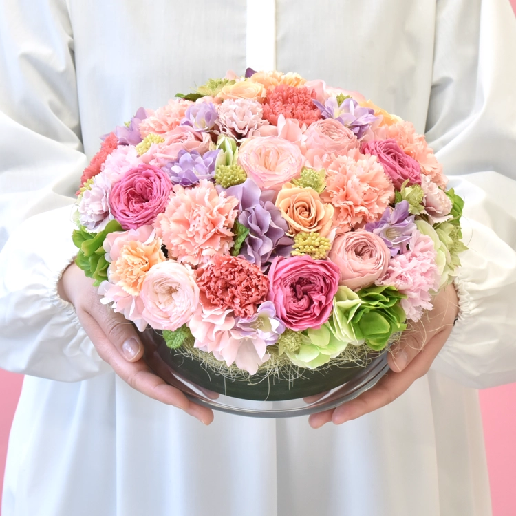 アート＆プリザーブドフラワー「ヴェール」母の日限定 L | 花・花束を